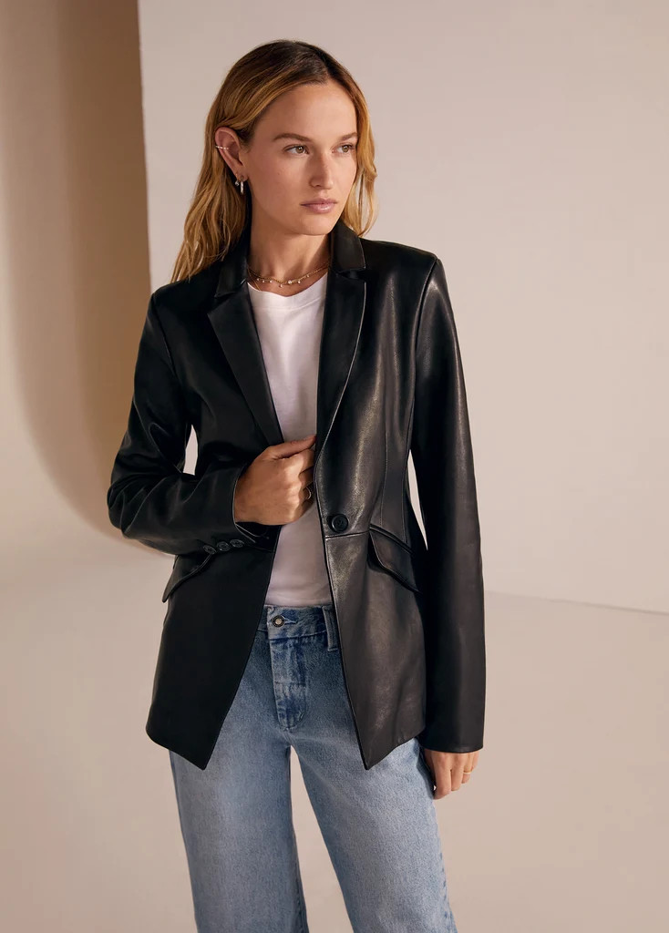 THE LEATHER FAVORITE BLAZER | Favorite Daughter