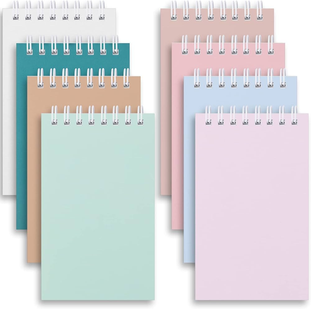 Small Notebooks,3x5 Pocket Spiral Notepads With Lined Pages - The Perfect Little Mini Notebook to... | Amazon (US)