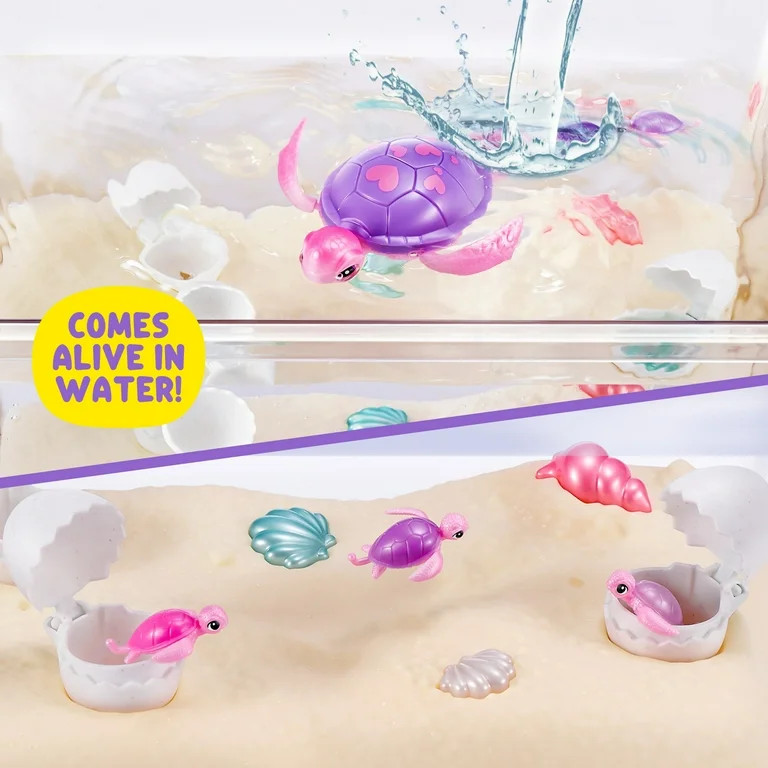 Pets Alive Mommy and Baby Turtle Electronic Girls Robotic Toy , Realistic Animal by ZURU | Walmart (US)