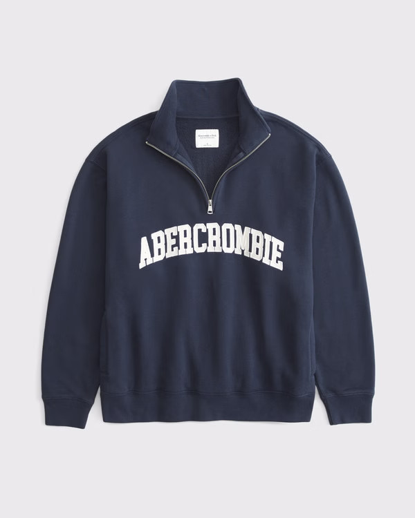 Essential Vintage Sunday Half-Zip | Abercrombie & Fitch (US)