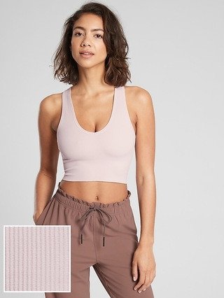 Aurora Crop Rib Tank | Athleta