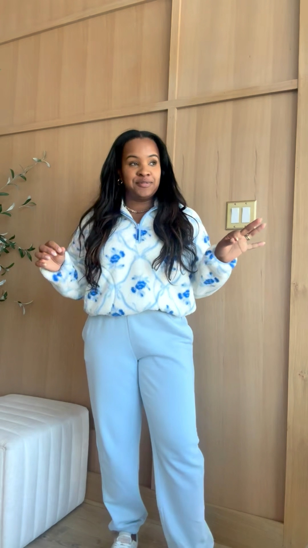 My Old Navy set is on sale! Wearing a medium in top and bottom!

#LTKMidsize #LTKSeasonal #LTKSaleAlert