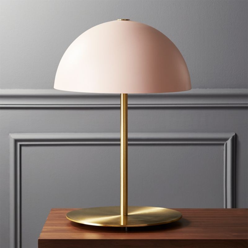 Hanna Pink Table Lamp + Reviews | CB2 | CB2