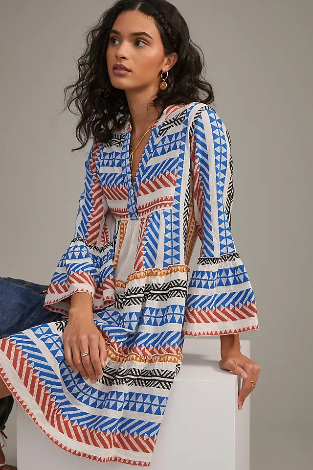 Petra Embroidered Tunic Dress | Anthropologie (US)