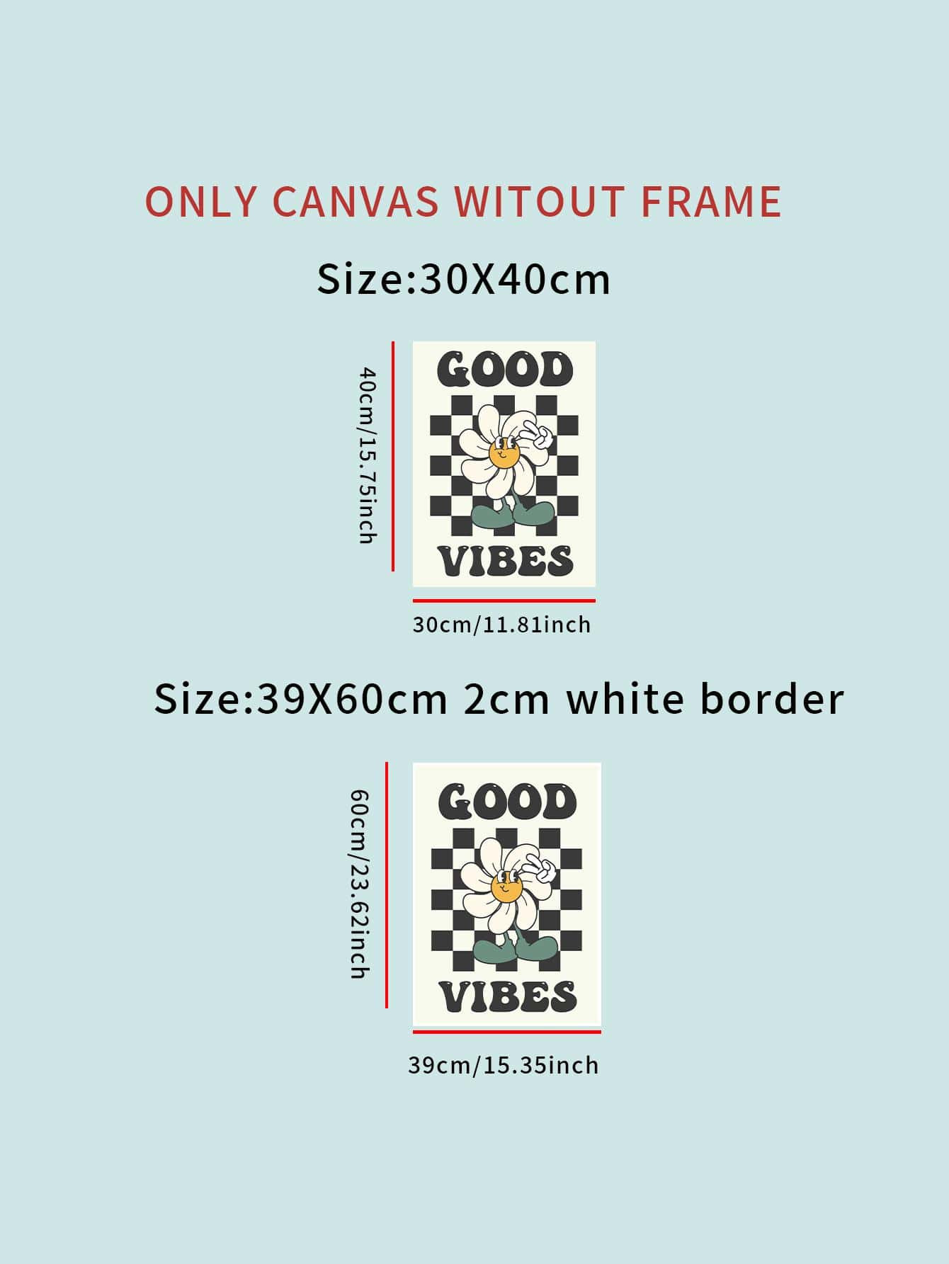 1pc Abstract Pattern Retro Living Room Decoration Waterproof Canvas Painting Without Frame | SHEIN