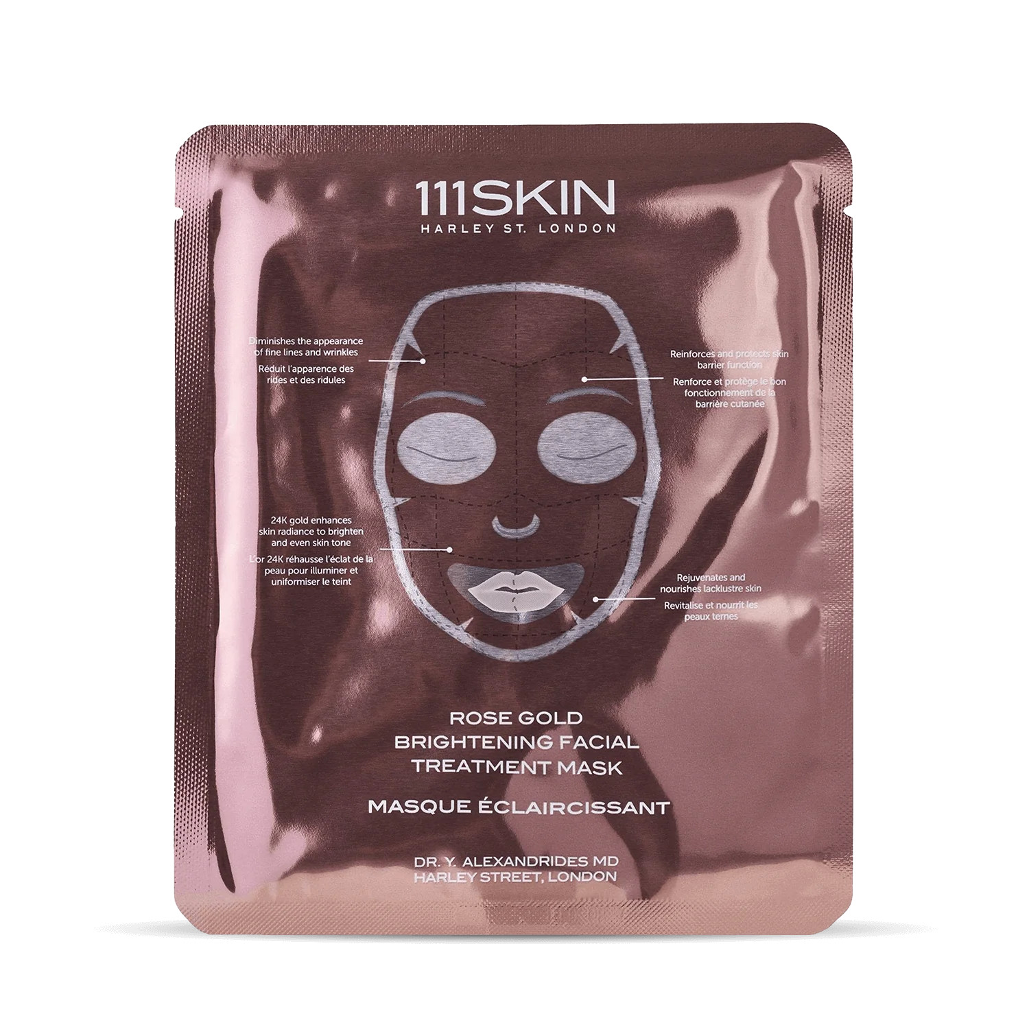 Rose Gold Brightening Facial Treatment Mask | 111Skin US