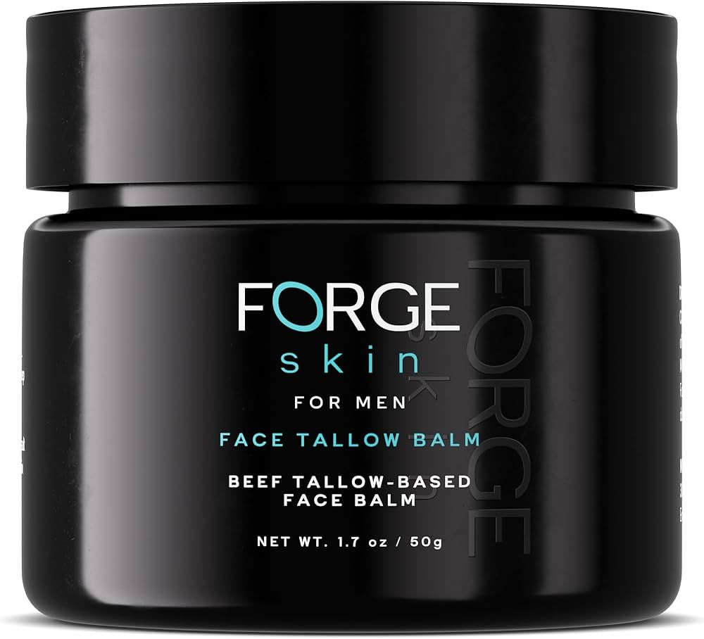 FORGE SKIN® Wrinkle Defense Beef Tallow Balm for Men [TALLOW-BASED] Moisturizer for Face Hydrati... | Amazon (US)