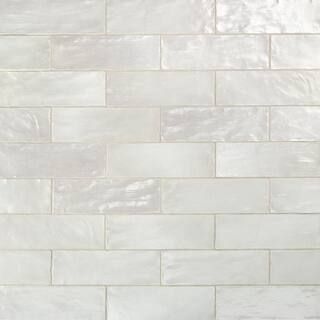 Ivy Hill Tile Amagansett 2 in. x 8 in. 9 mm Satin Ceramic Wall Tile (5.38 sq. ft. / box)-EXT3RD10... | The Home Depot