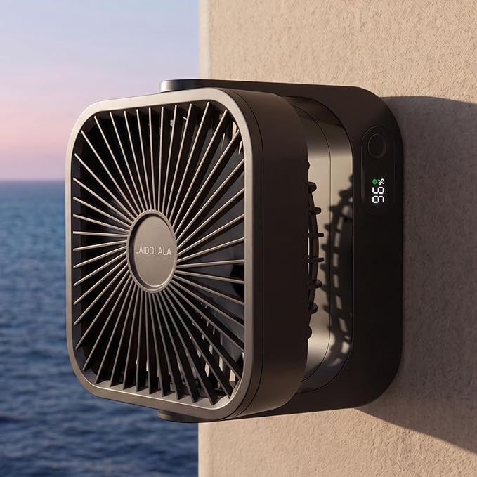 2026 Cruise Ship Approved Fan, Upgraded 5000mAh Rechargeable,Magnetically Hangs From Stateroom Ce... | Amazon (US)