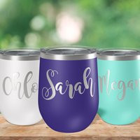 Personalized Tumbler - Custom Engraved With Name - Gift For Her - Bridesmaid-Girlfriend Gift-Best Friend Appreciation | Etsy (US)