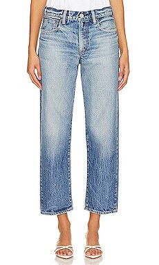 Moussy Vintage Maplecrest Boys Straight in Blue from Revolve.com | Revolve Clothing (Global)