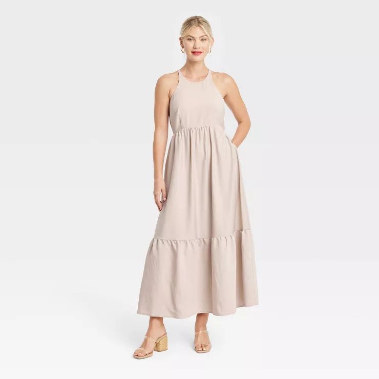 Women's Sleeveless Tiered Dress - A New Day™ | Target