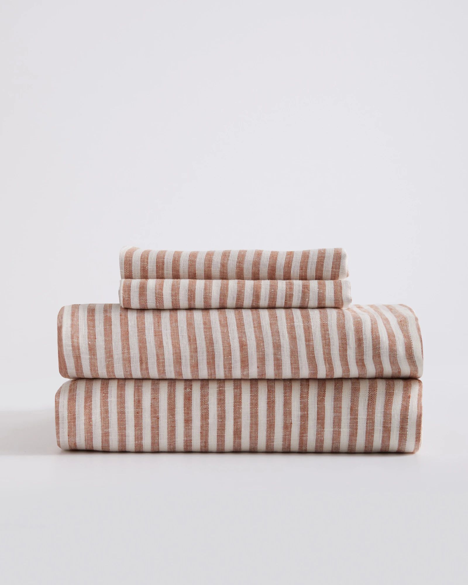 European Linen Stripe Sheet Set | Quince | Quince
