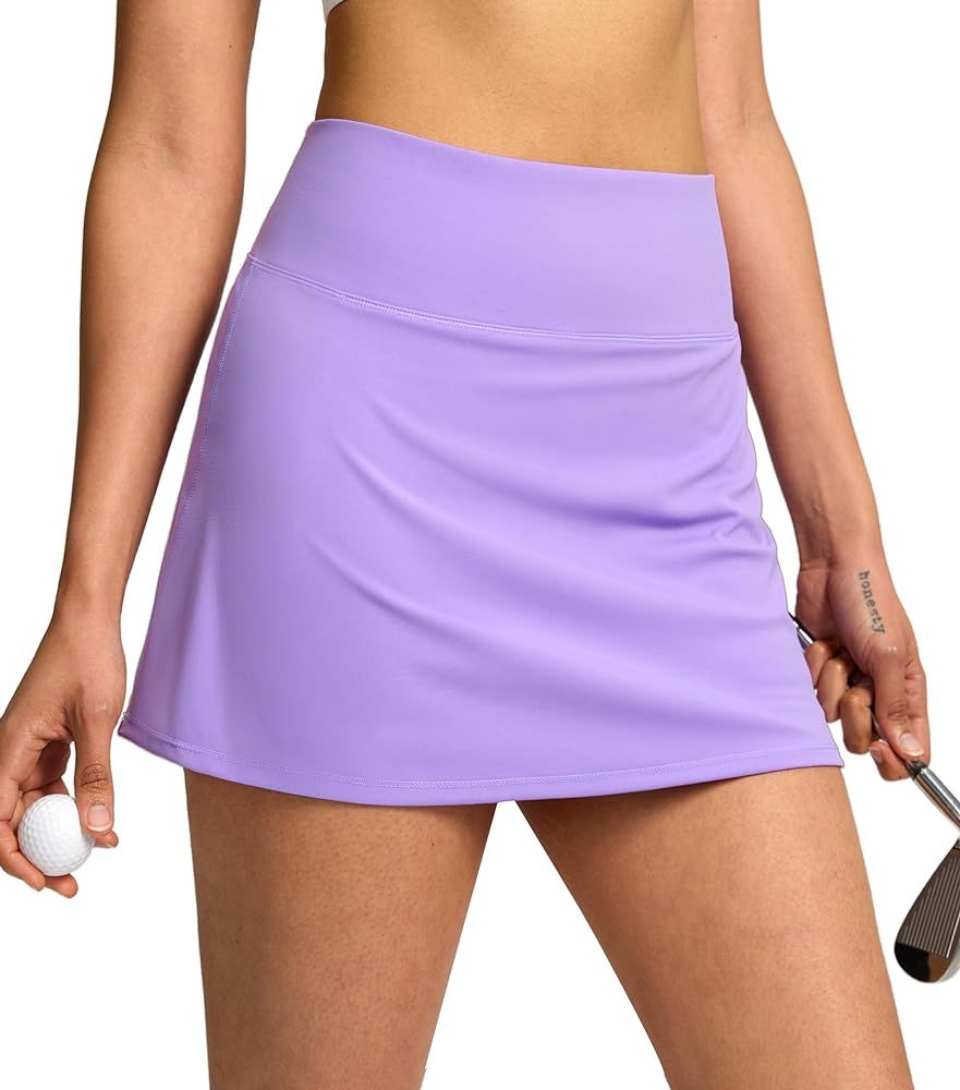 Soothfeel Tennis Skirts for Women High Waisted Golf Skirt with Shorts Pockets Workout Athletic Sk... | Amazon (US)