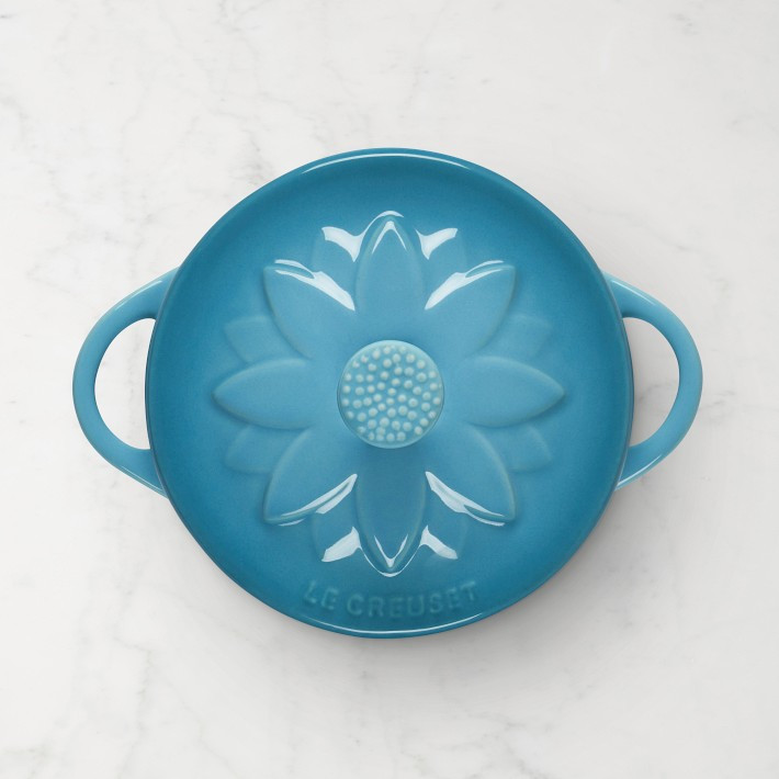 Le Creuset Stoneware Mini Round Flower Cocotte | Williams-Sonoma