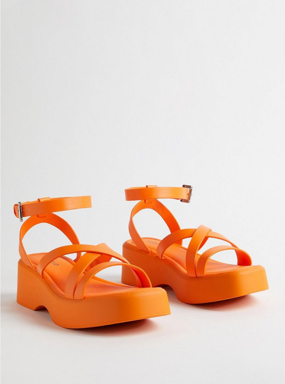 Strappy Flatform Sandal (WW) | Torrid (US & Canada)