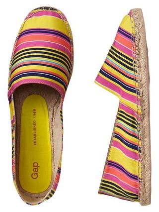 Gap Printed Espadrille Slip Ons - multi print | Gap US