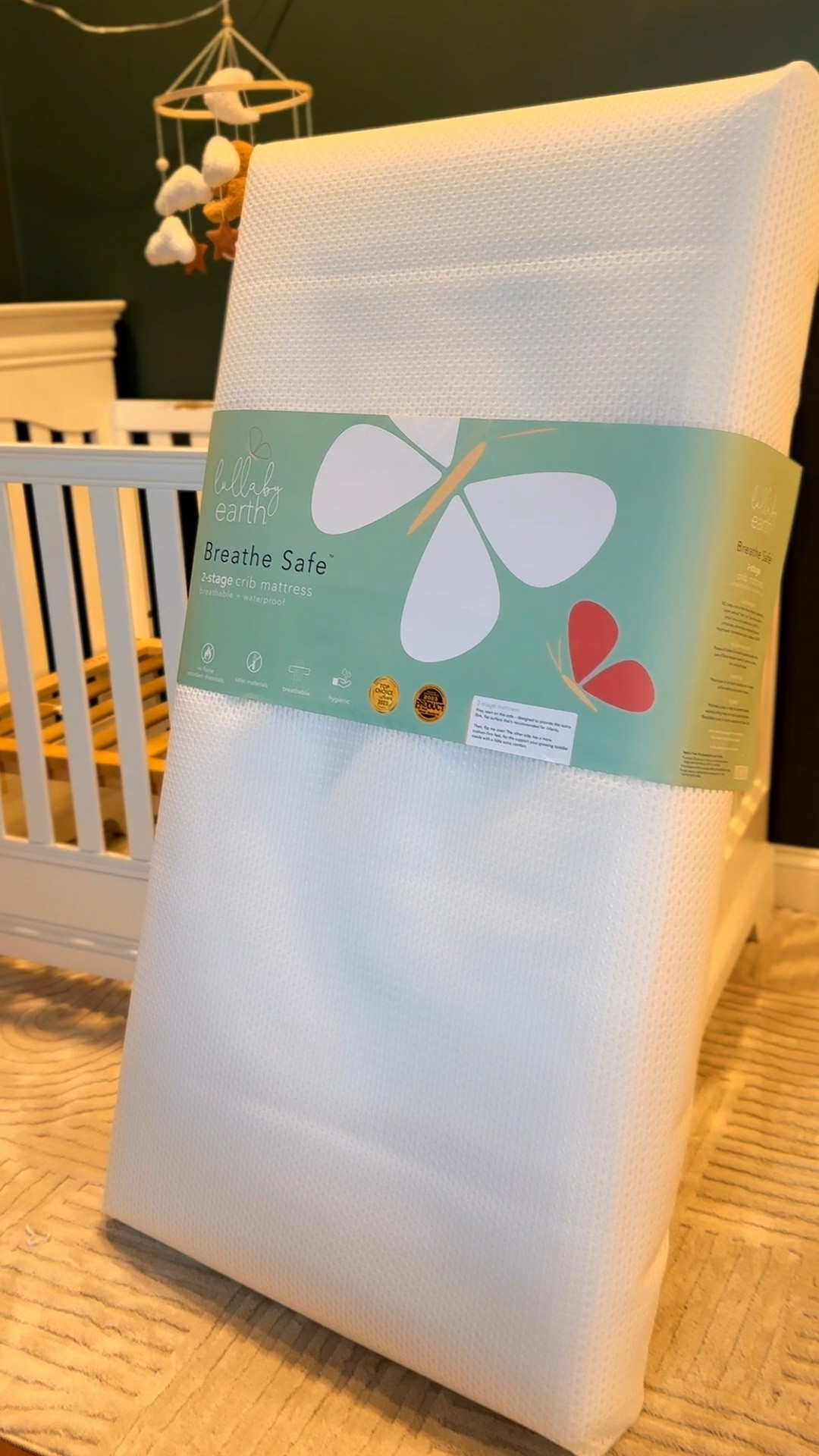 
He wasn’t here yet when I set this up…
but now he is, and this became one of the very first places we gently laid him 🤍

There’s so much about birth and newborn life you can’t predict. Creating a safe sleep space before he arrived gave me real peace of mind in those final weeks, and even more in these first nights home.

The @lullabyeearth Breathe Safe 2-Stage Crib Mattress was one decision I didn’t second-guess:
✔️ No flame retardants
✔️ No polyurethane foam
✔️ Breathable surface for airflow + temperature regulation
✔️ Wipe-clean waterproof layer (because newborn life is… messy)

Simple. Safe. And one small thing that helped me feel ready, and now helps me sleep a little easier too. 


#LTKHome #LTKBaby #LTKmomlife