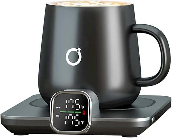 ikago Smart Mug Warmer & Mug Set - Upgraded Coffee Warmer, 1°F Precise Temperature Control Mug W... | Amazon (US)