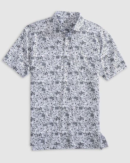 Tailgater 2.0 Printed Jersey Performance Polo | johnnie O
