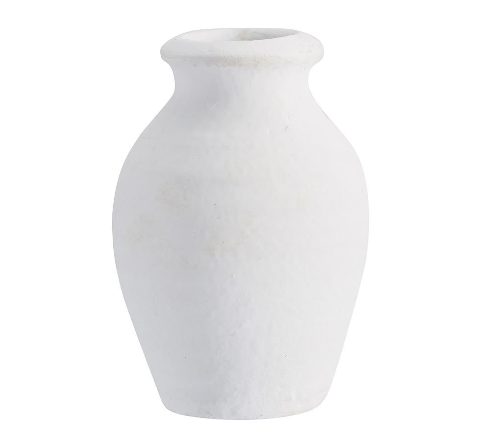 Urbana Ceramic Bud Vases, White - Vase | Pottery Barn (US)