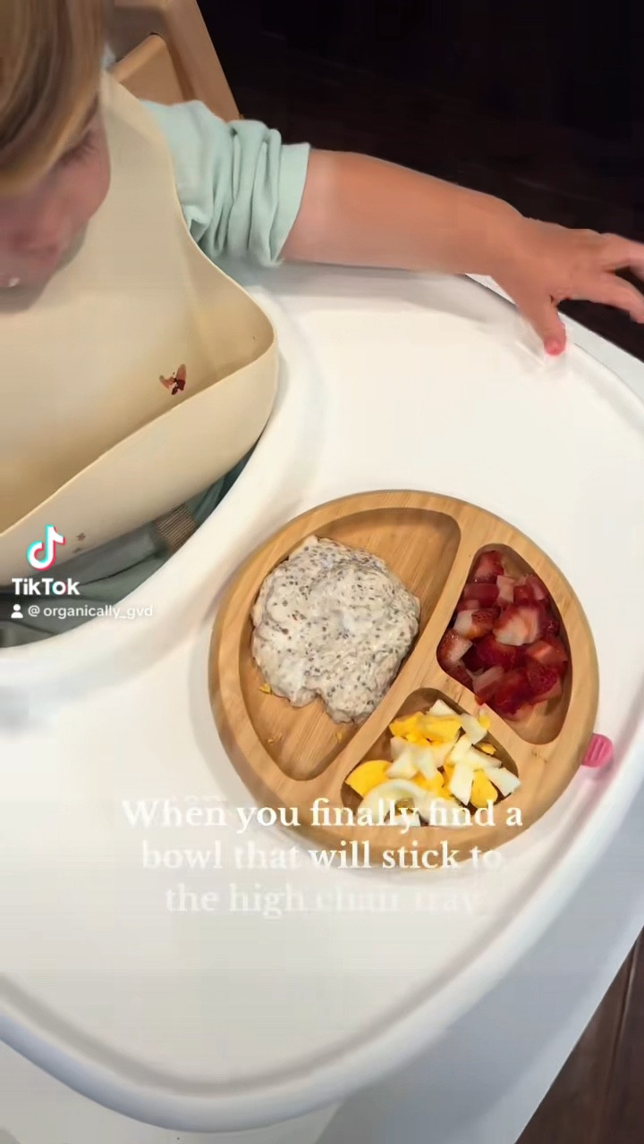 The best bamboo plate that sticks to the highchair tray and doesn’t budge! 

#LTKhome #LTKbaby