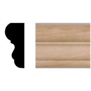 HOUSE OF FARA 3/4 in. x 1-3/4 in. x 96 in. Hardwood Colonial Panel Moulding-54308 - The Home Depo... | The Home Depot