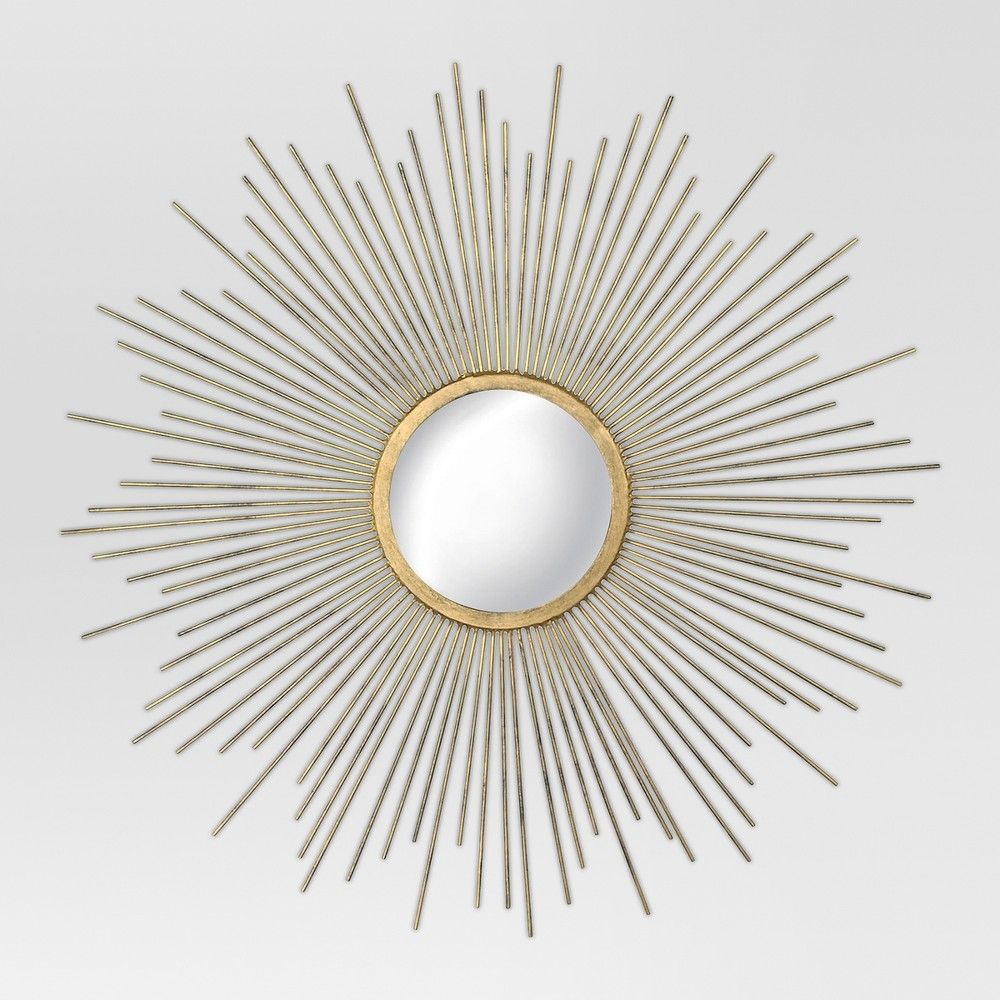 Sunburst Decorative Wall Mirror - Metal Gold - Threshold | Target