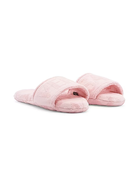 Versace Logo Cotton Slippers | Saks Fifth Avenue