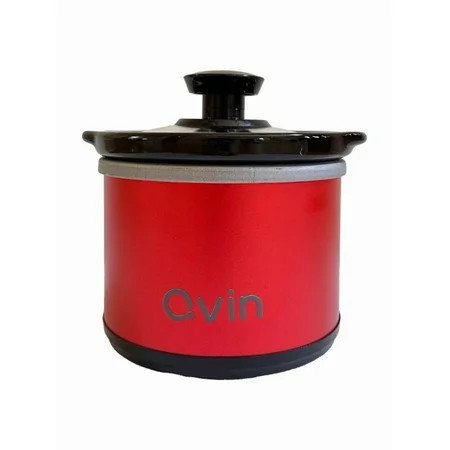 Mini Slow Cooker 0.65qt(20oz) Warmer, Fondue Pot S0et,Chocolate Melting Pot (RED) | Walmart (US)
