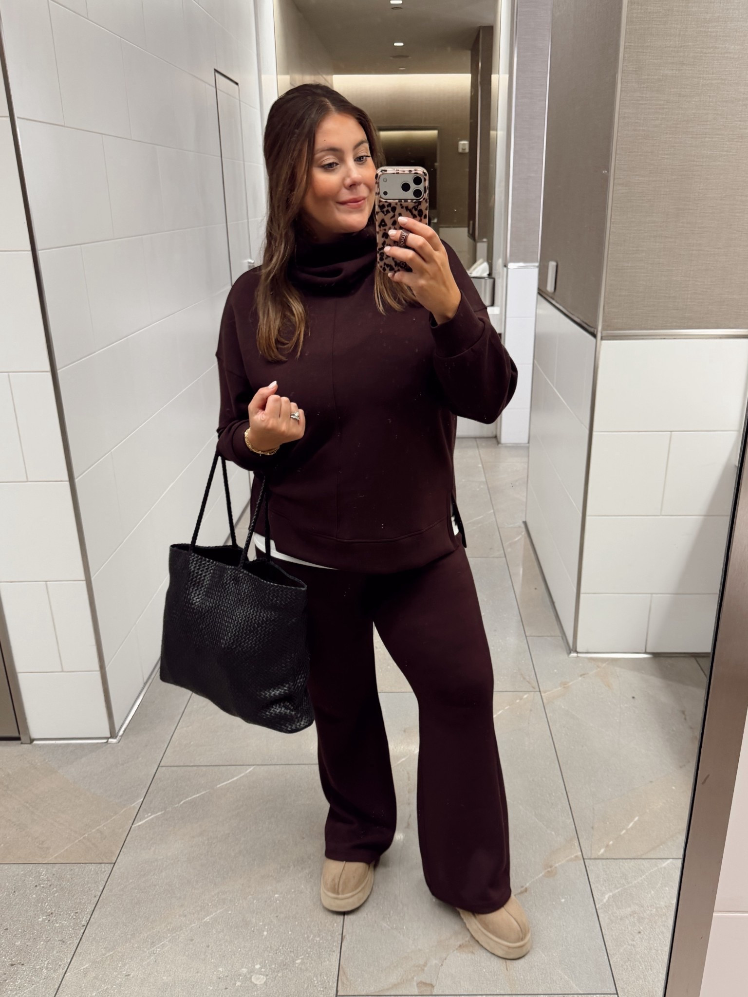 Wearing size 1X in top, 2X in pants (sized up for bump). Use CARALYN15 at Spanx. 

#LTKPlusSize #LTKootd #LTKTravel