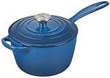 Le Creuset Enameled Cast Iron Signature Saucepan, 2.25 qt., Marseille | Amazon (US)