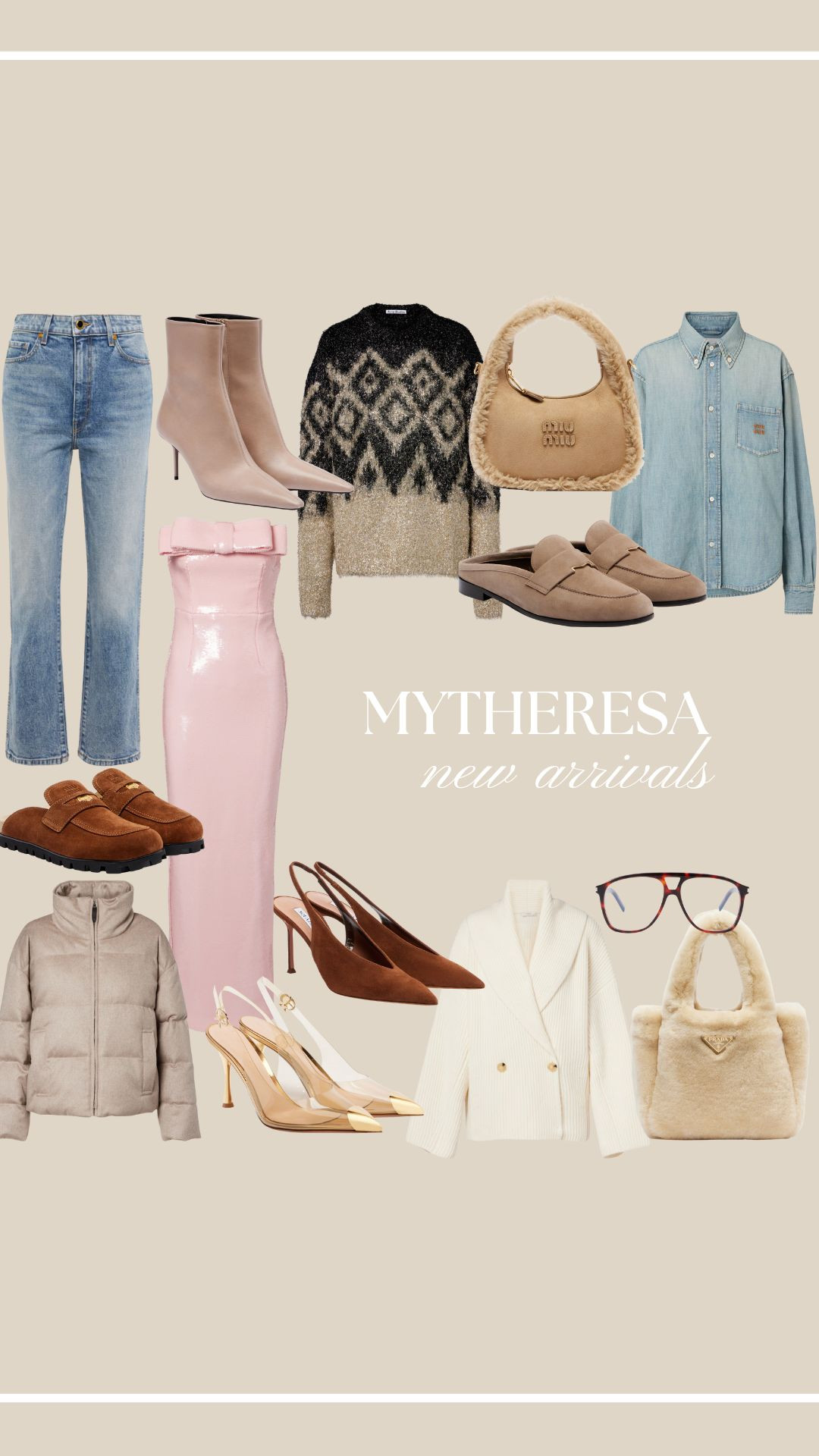 MyTheresa new arrivals, luxury fashion, outfit ideas, designer pieces, heels, designer bag, winter coat, knitwear, layering 

 #LTKuk #LTKwinter #LTKstyletip