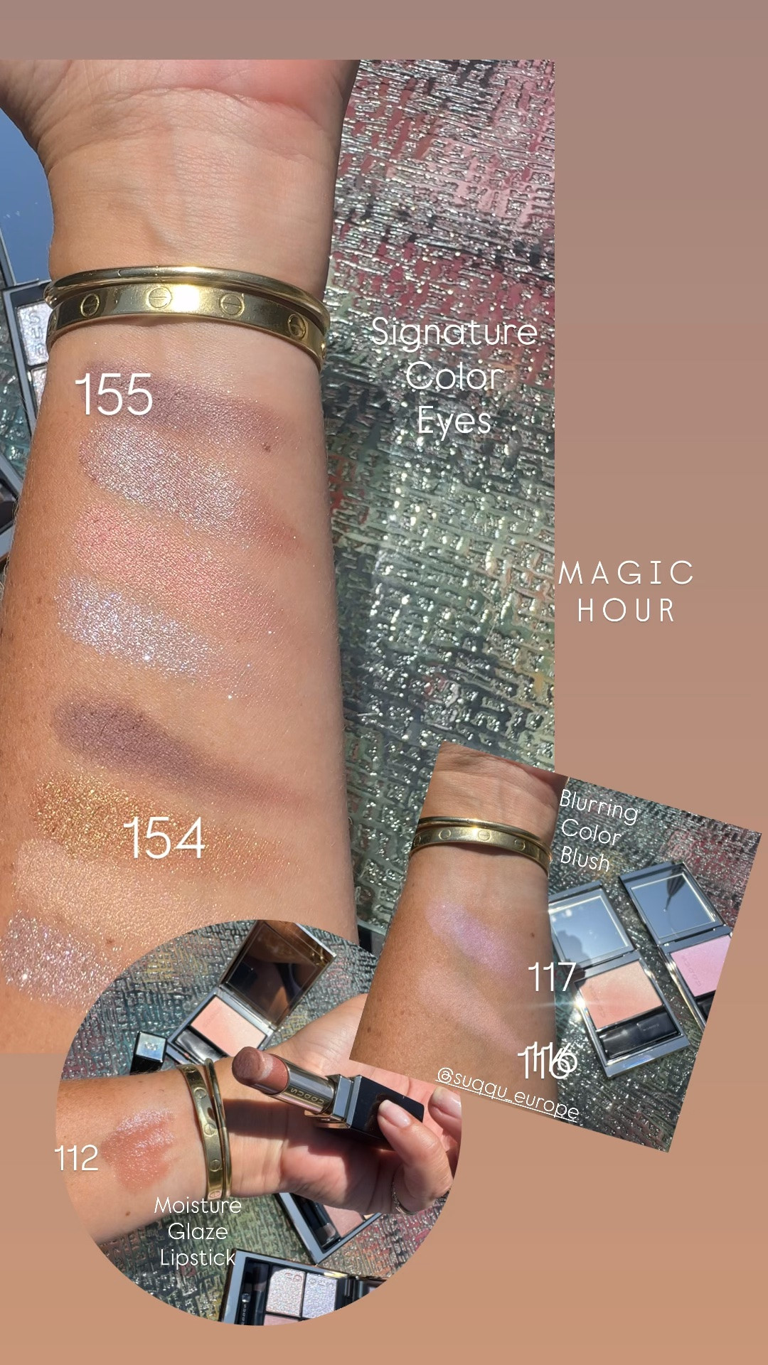 SUQQU Magic Hour Collection 
Swatches! 🌅
Everything linked below…

#LTKBeauty #LTKdayinmylife