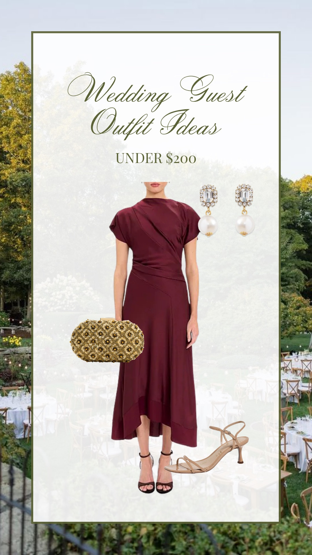 Wedding guest look under $200!

Wedding guest outfit idea // wedding guest dress