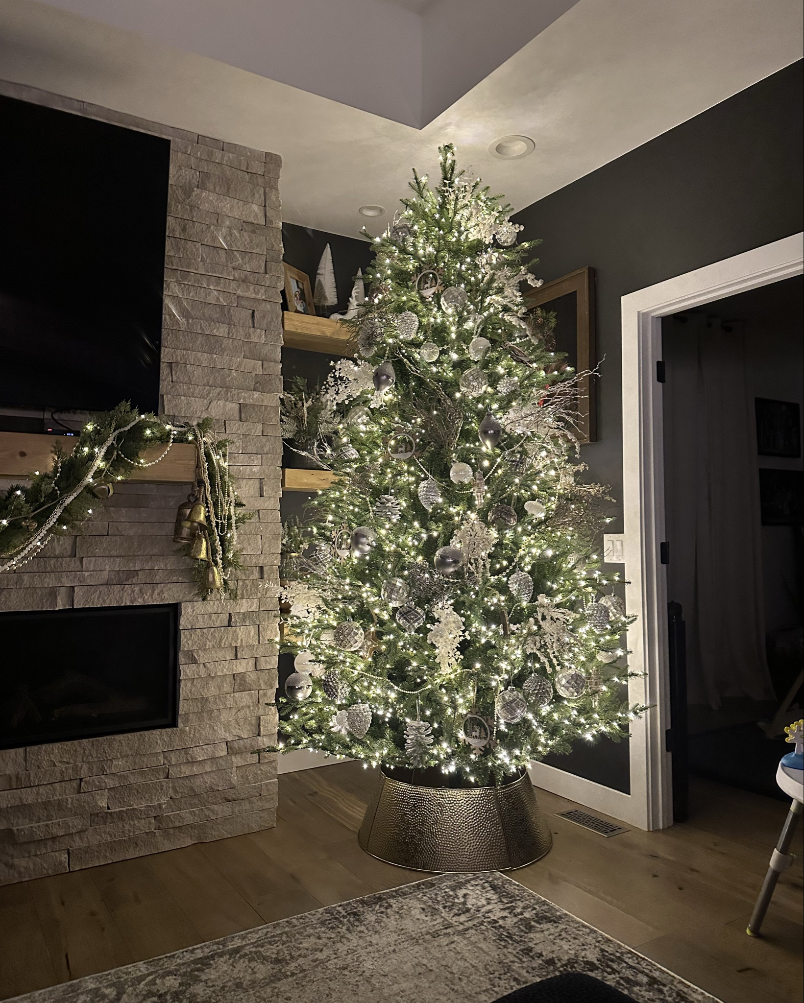 The prettiest Christmas tree! Menards Special! 

Warm white, multi-color, and twinkle settings + remote! 

#LTKHome #LTKHoliday #LTKmomlife