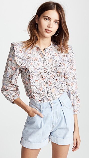 Long Sleeve Lotus Top | Shopbop