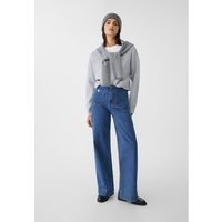 D77 Minimalist jeans with pockets - Women's Jeans | Stradivarius United Kingdom | Stradivarius (UK)