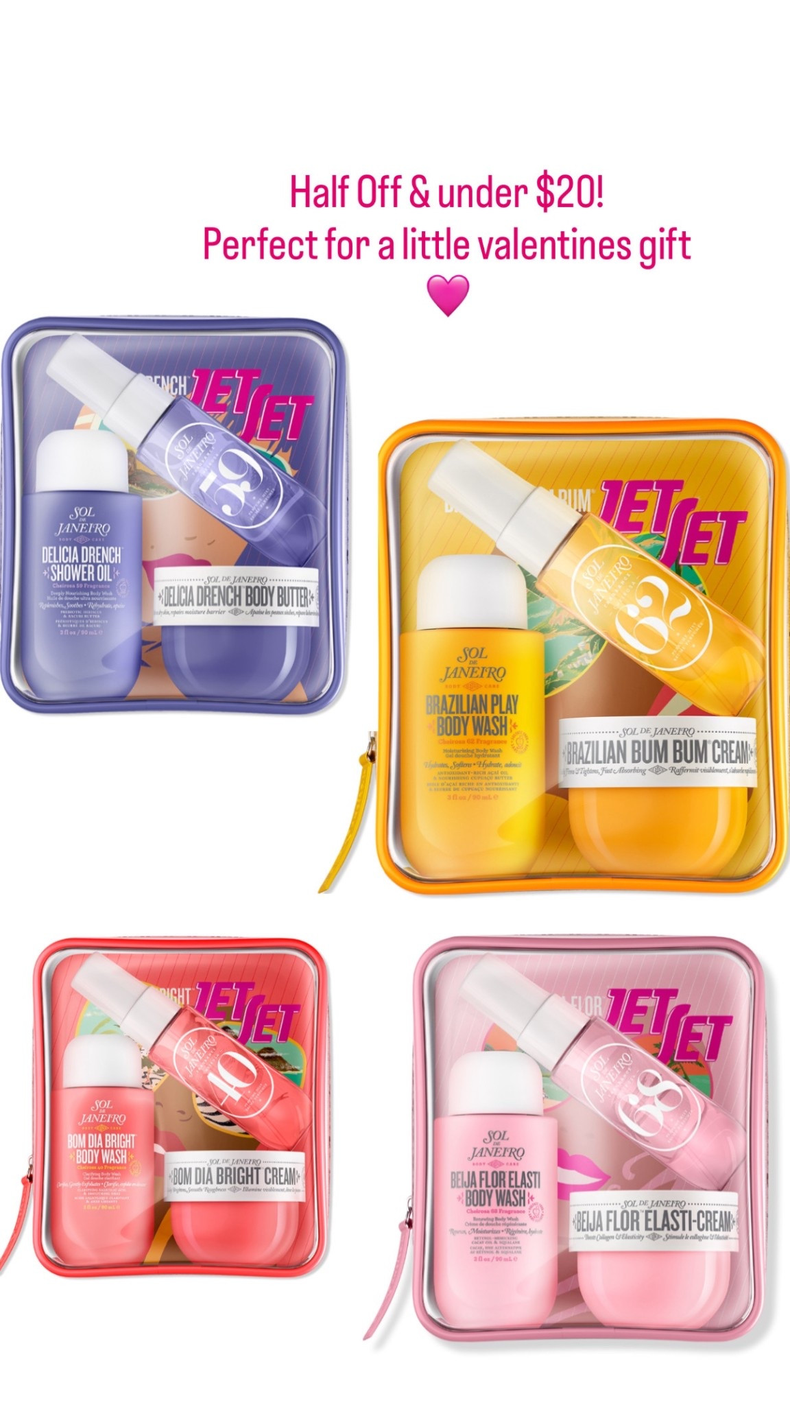 Half off these body care sets! These smell sooo good!! 

Body wash, body mist, body butter, lotion, gift set, 

#LTKFindsUnder50 #LTKBeauty #LTKSaleAlert