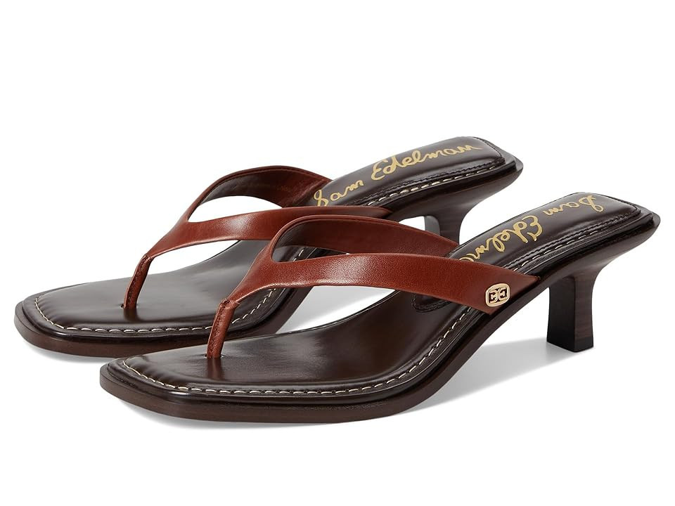 Sam Edelman Dollie Women's Sandals Burnt Brandy : 9.5 M, Leather | Zappos