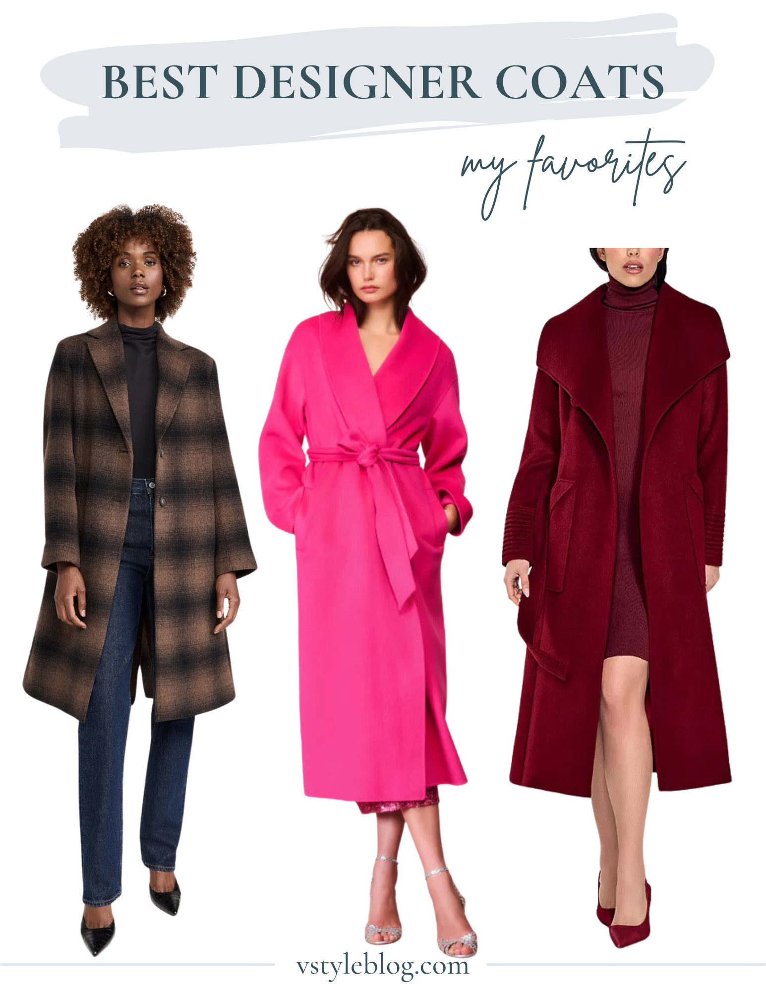 Best Designer Coats For Winter: Vince wool blend coat, LoveShackFancy Mahika wool-cashmere coat, Sentaler wrap coat 

 

#LTKSeasonal #LTKStyleTip