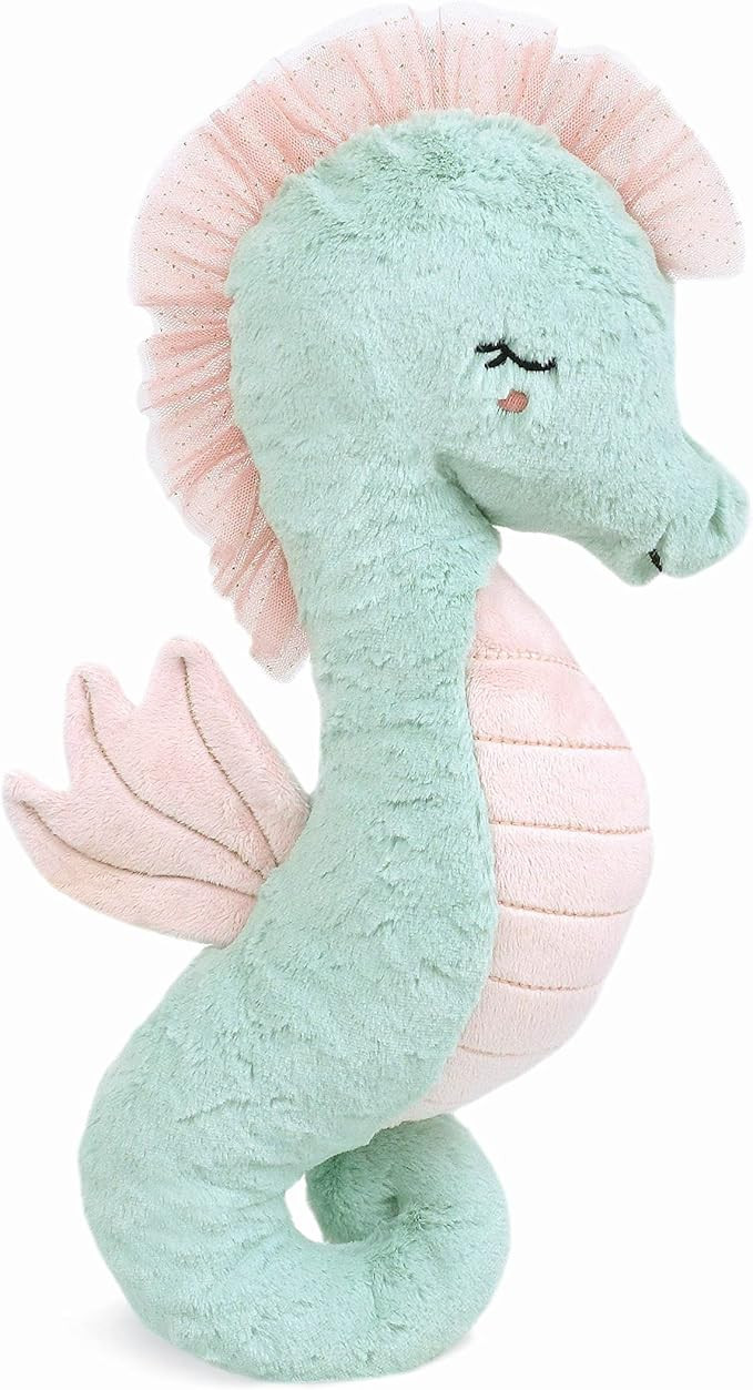 MON AMI Shelley The Seahorse Stuffed Animal, 1 Pc, Green - 18', Use as Toy or Nursery Room Décor... | Amazon (US)
