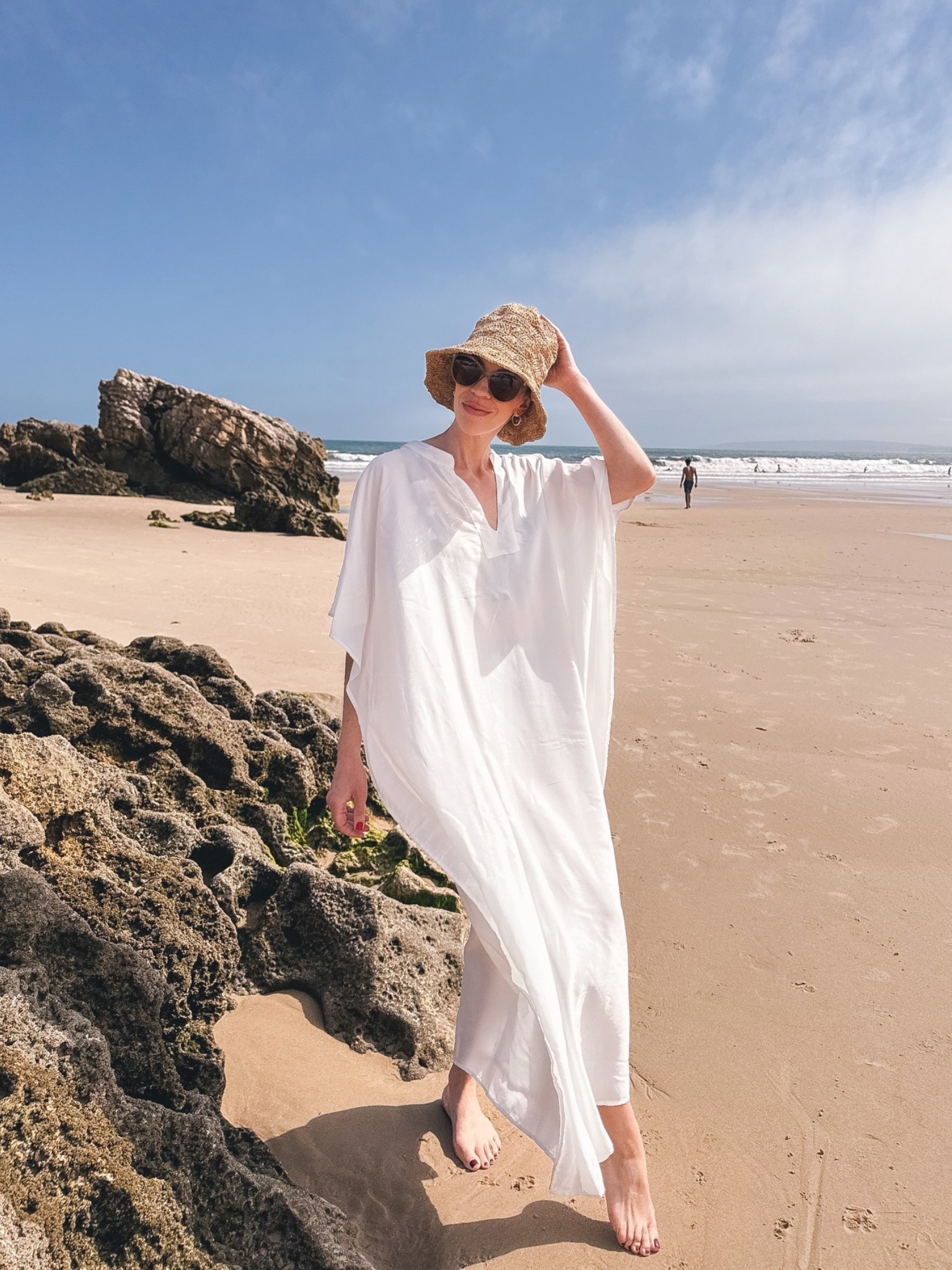 Chic kimono - works as a swim coverup or can be elevated for dinner with jewelry and sandals

#LTKTravel #LTKSwim #LTKSaleAlert