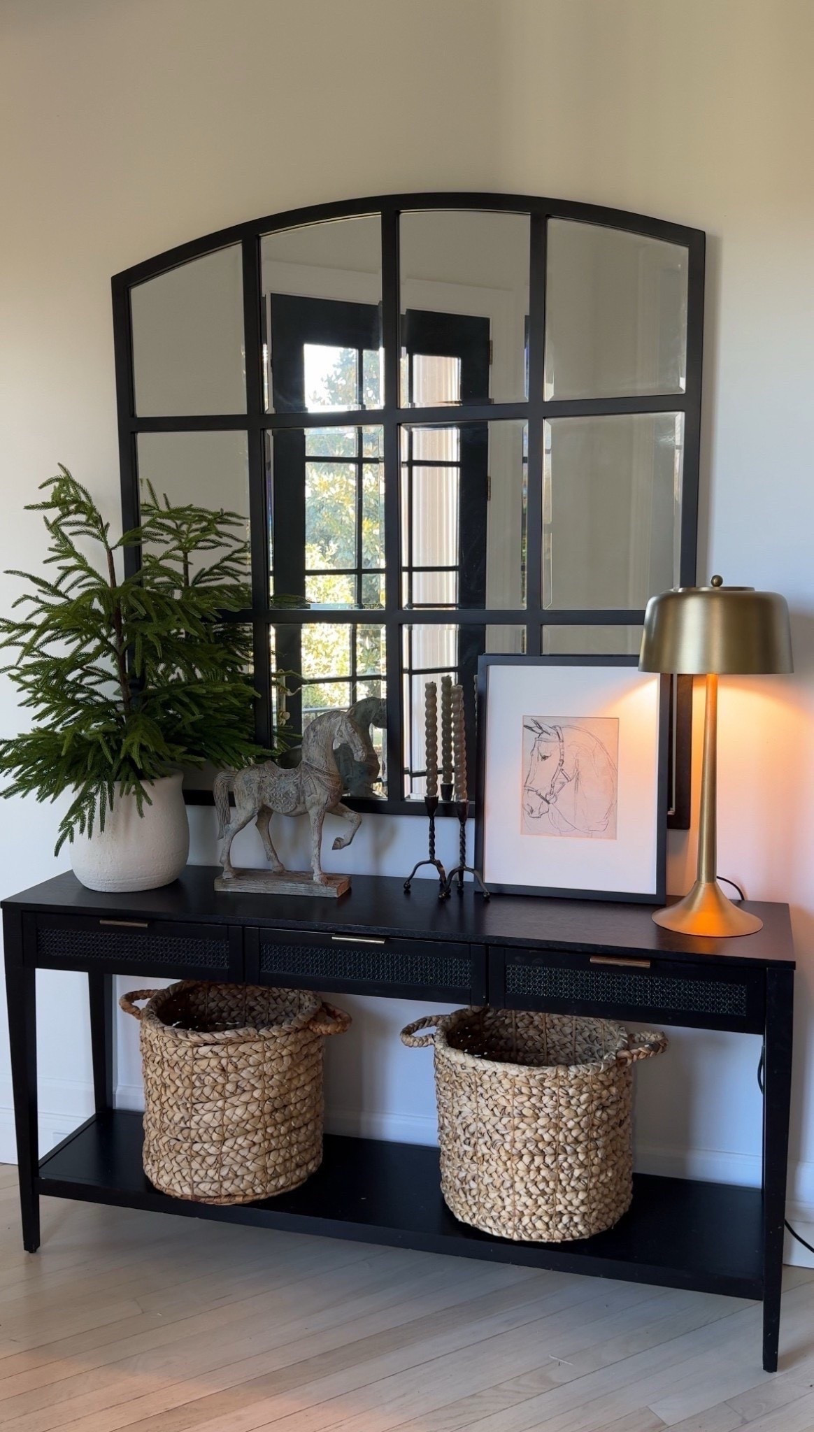 I love how our side entryway table is styled for winter! 🌲



#LTKHome #LTKSeasonal