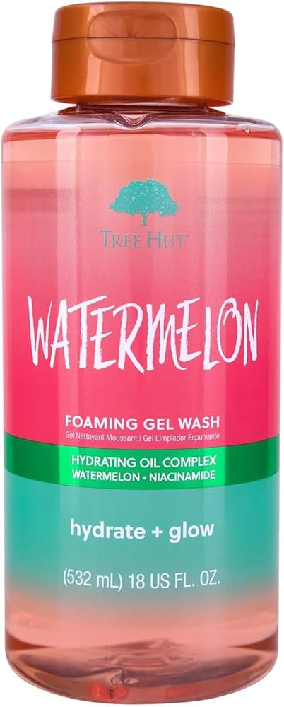 Tree Hut Watermelon Body Wash, Hydrating & Moisturizing Shower Gel with Shea Butter & Essential O... | Amazon (US)