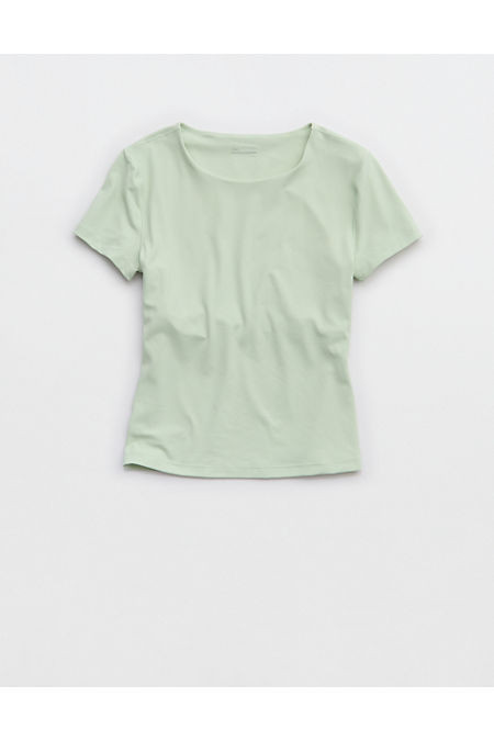 OFFLINE By Aerie Real Me XTRA T-Shirt Women's Aloe M | Aerie