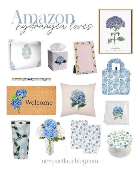Hydrangea decor and accessories finds from Amazon! Perfect of coastal home decor and Grandmillennial Home 
decor styles (5/18)

#LTKfindsunder50 #LTKhome #LTKstyletip