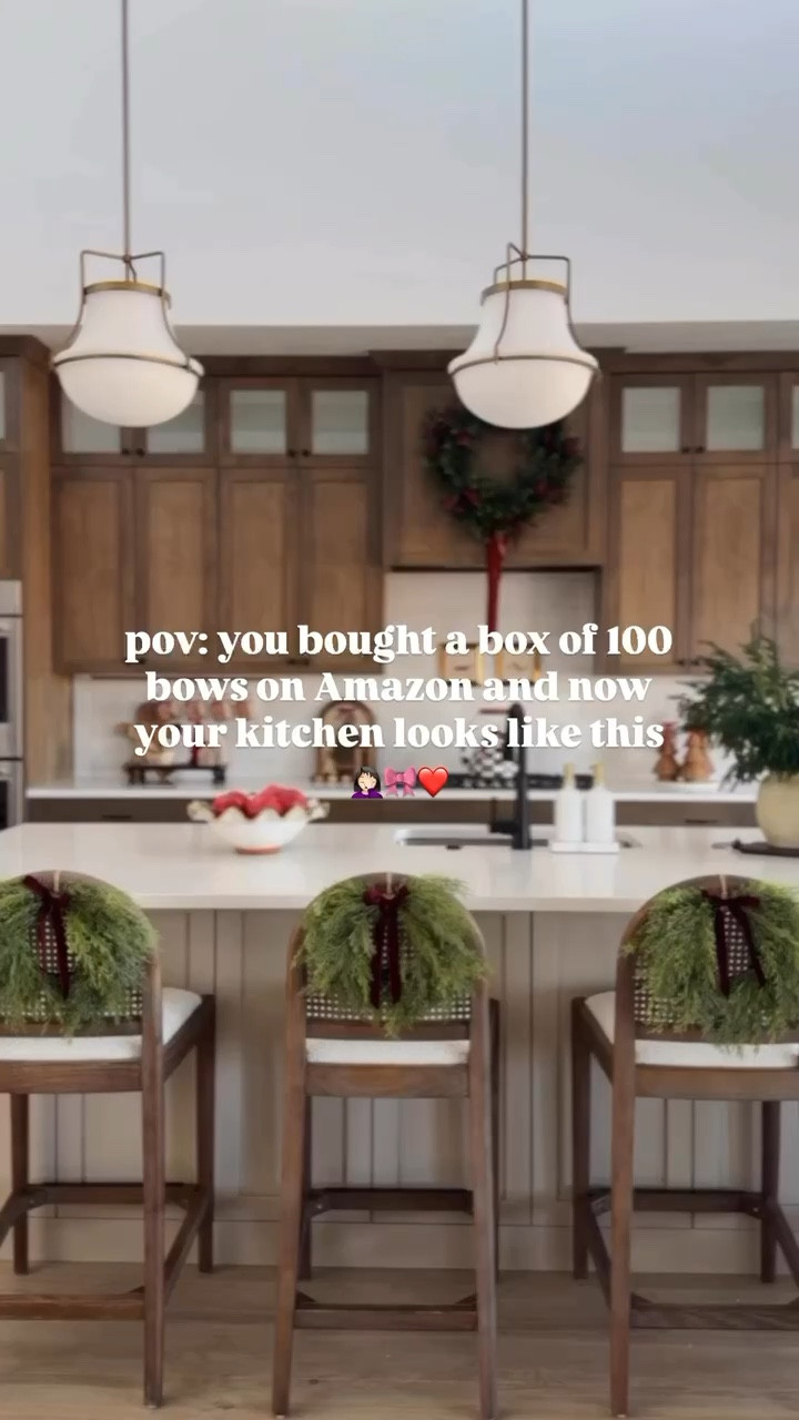 Bows on literally everything this holiday season and I'm not mad about it 😍🎀 so many good bow packs on Amazon and they immediately make your house more festive! ✨

#LTKHome #LTKSeasonal #LTKHoliday