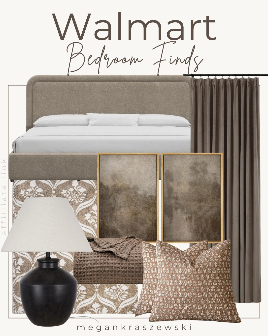 Walmart bedroom finds, modern organic bedroom, modern transitional bedroom, modern organic decor, modern transitional decor, neutral home, affordable home finds

#LTKHome #LTKWatchNow #LTKStyleTip