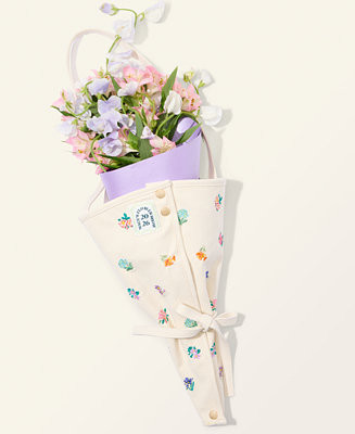 Flower Show Scattered Flower Embroidery Bouquet Bag, Macy's Exclusive | Macy's